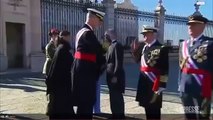 Spagna, il re e la regina alla cerimonia per la Pasqua militare