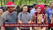 Dihadang Warga, Bupati Grobogan Janji Perbaiki Jalan Rusak Tahun 2025