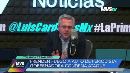 PRENDEN FUEGO A AUTO DE PERIODISTA