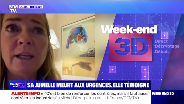 N'importe qui aurait vu que c'était très très grave : sa jumelle est morte aux urgences de Grasse, Thérèse témoigne sur BFMTV