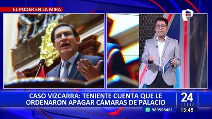 Martín Vizcarra: Testigo revela que expresidente ordenó apagar cámaras de Palacio
