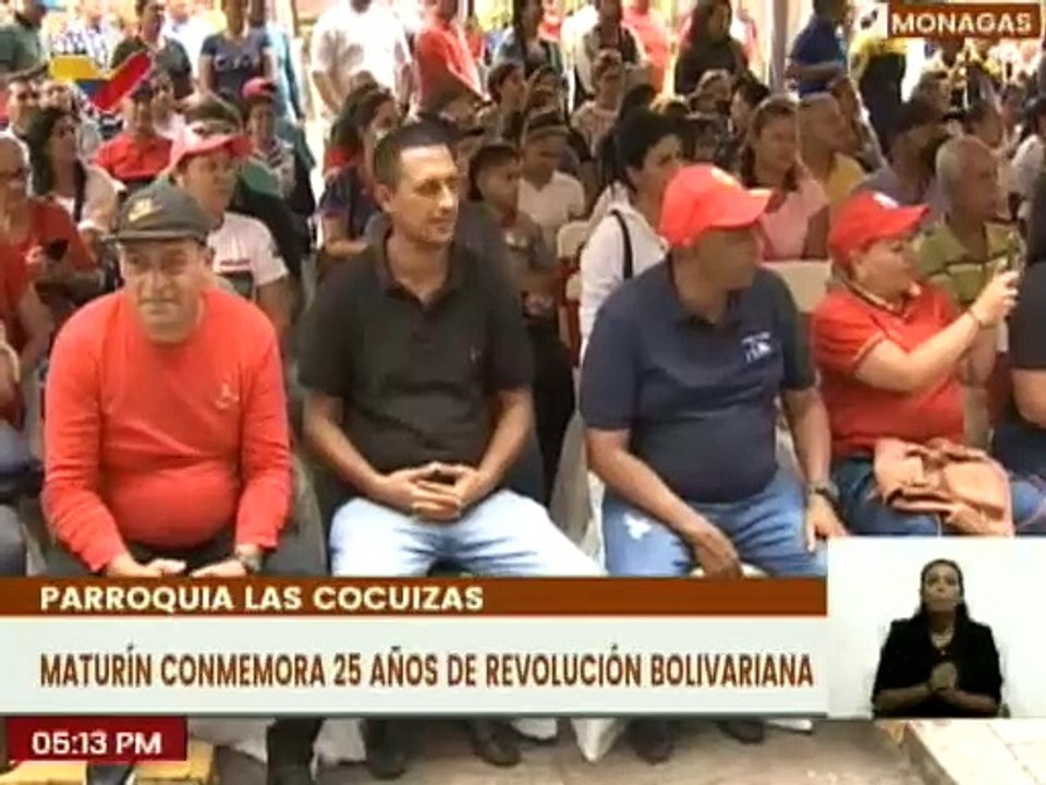 Monagas | Habitantes de Maturín conmemoran 25 años de la Revolución Bolivariana