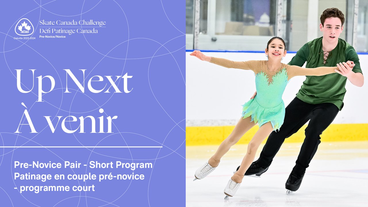 Pre Novice Pair Short - RINK 2  - 2023-2024 SKATE CANADA CHALLENGE – PRE-NOVICE/NOVICE (7)