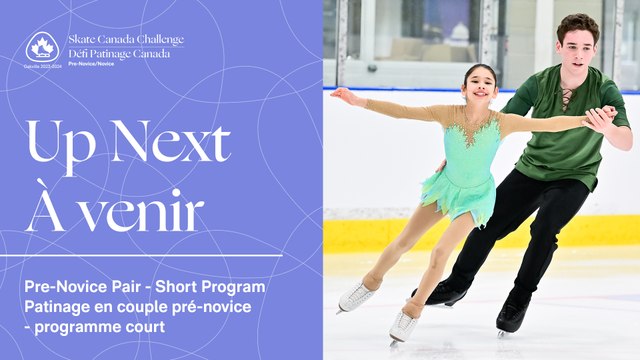 Pre Novice Pair Short - RINK 2 - 2023-2024 SKATE CANADA CHALLENGE – PRE-NOVICE/NOVICE (7)