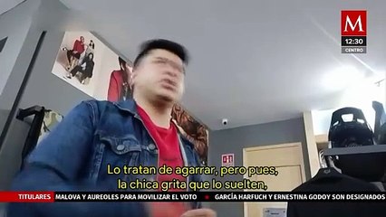 Así fue la golpiza a una empleada de Fox Store en Naucalpan