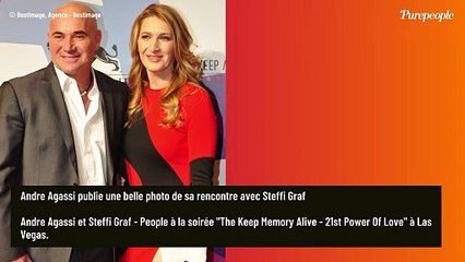 Andre Agassi amoureux fou de Steffi Graf : il partage une photo du jour où tout a commencé et ce n'est pas à Roland-Garros !