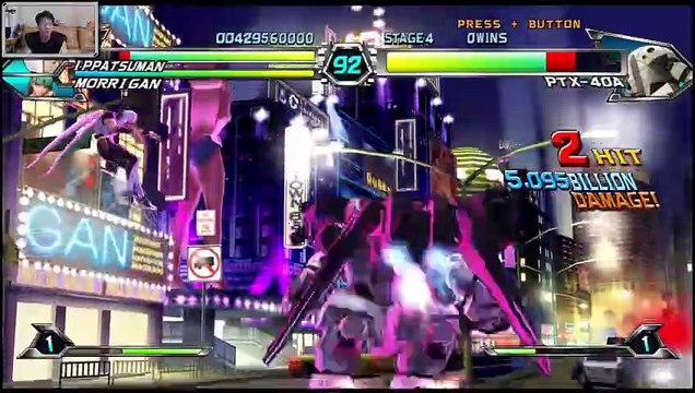 (Wii) Tatsunoko vs. Capcom Ultimate All-Stars - 28 - Ippatsuman and Morrigan Aensland - Lv 8