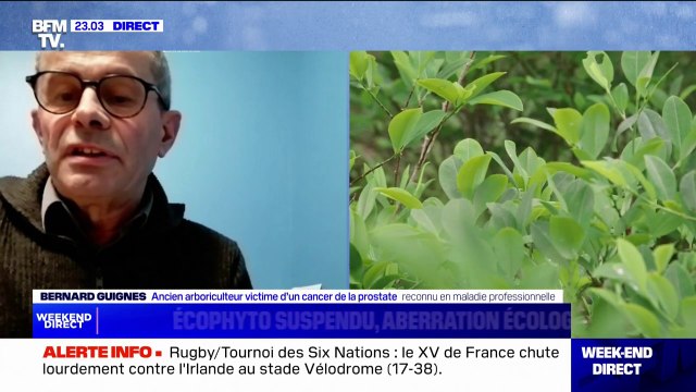 Pause du plan Écophyto: C'est un recul et une honte de la part de ce gouvernement , pour Bernard Guignes, ancien arboriculteur victime d'un cancer de la prostate reconnu maladie professionnelle