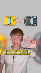 Les 3 étapes pour démarrer une voiture qui n’a plus de batterie 