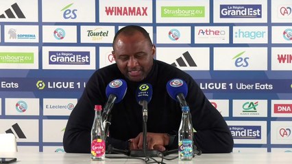 Patrick Vieira s'exprime sur l'arbitrage après la défaite de Strasbourg face à Paris 1-2