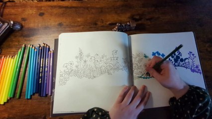 ASMR | Color With Me | Pencil Sounds | No Talking | Coloring Book