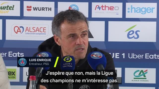 20e j. - Luis Enrique esquive le sujet Ligue des champions : “Dans 12 jours, nous serons tous morts”