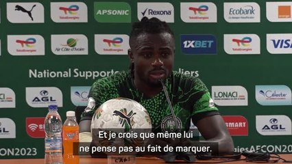 Nigeria - Simon pas inquiet par la panne de but d’Osimhen : “Il ne pense qu’à la victoire”