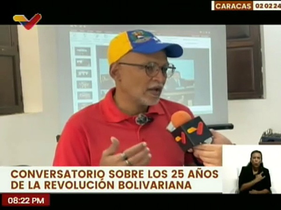 Caracas | Instituciones Gubernamentales realizan conversatorio sobre los 25 años de la Revolución