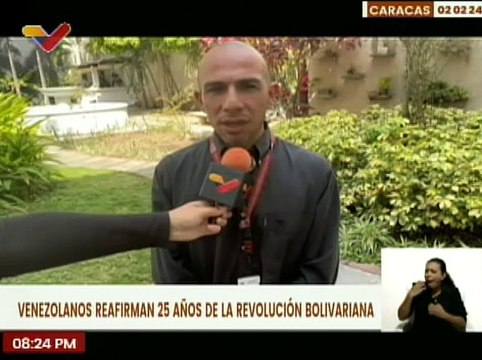 Caraqueños resaltan los logros de la Revolución Bolivariana en estos 25 años