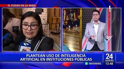 Congreso: plantean el uso de inteligencia artificial en instituciones públicas del Estado