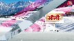 Badrinath covered with the blanket of snow, watch