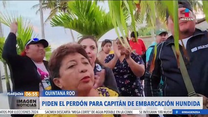 Piden el perdón para el capitán de embarcación hundida en Isla Mujeres