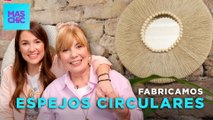 FABRICAMOS ESPEJOS CIRCULARES con CAJAS DE CARTÓN | Mas Chic