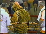 Sugar Ray Leonard vs Dave Boy Green - boxing - WBC world welterweight title