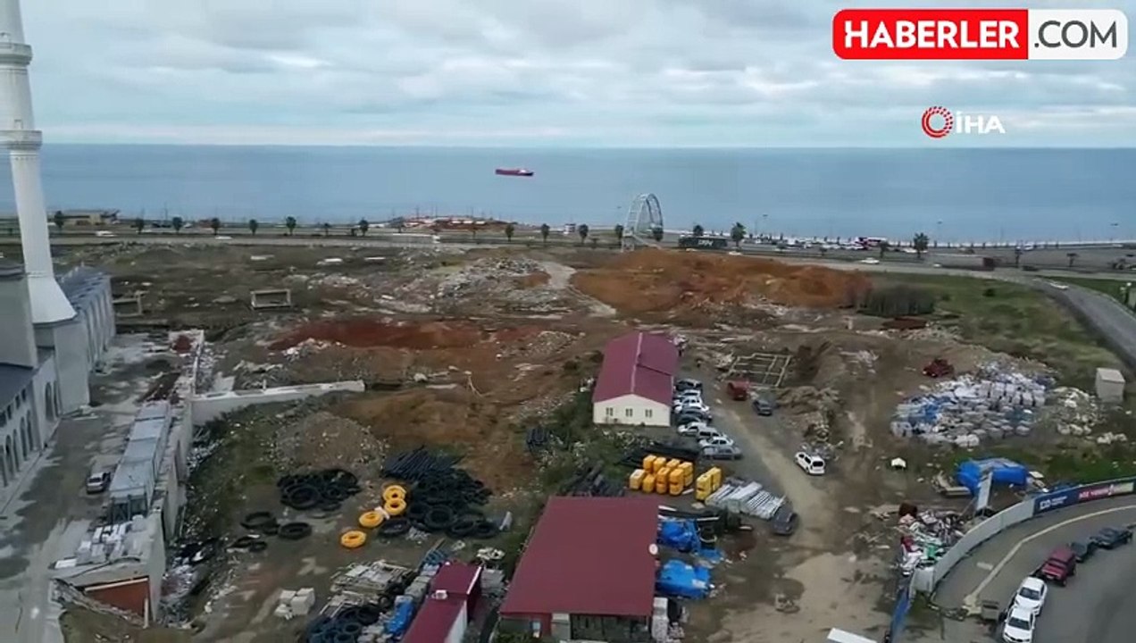 Doğu Karadeniz'in en büyük cami ve külliyesi inşaatı sürüyor