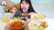 ASMR MUKBANG| Spicy Buckwheat noodles and Dumplings(Dimsum, Kimchi, Shrimp, Fried, Steamed)