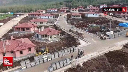 Gaziantep'te villaları aratmayan köyevleri 4 Şubat'ta teslim ediliyor