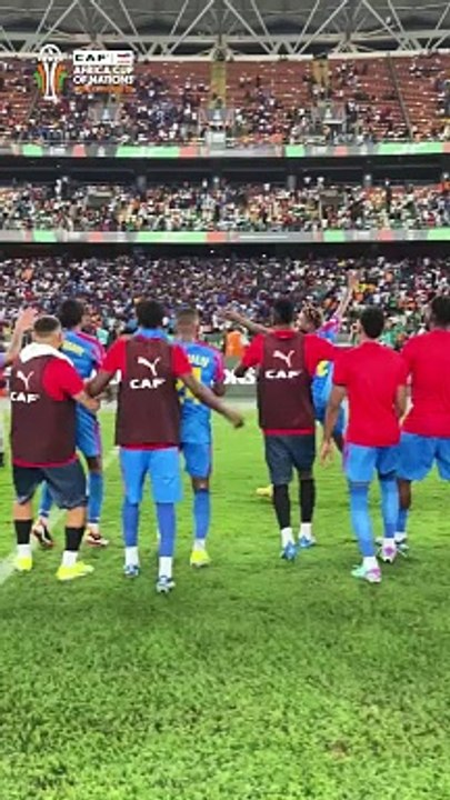 CAN 2023 : Dadju, Tony Yoka sur la pelouse pour célébrer la victoire de la RDC