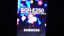 Samsung SGH-E250 Startup and Shutdown | David 99 Phones