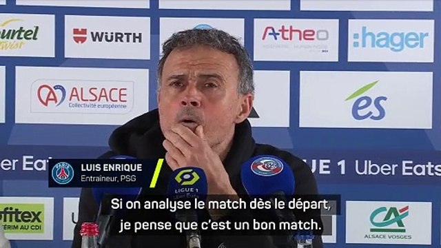 Luis Enrique : “Il faut savoir défendre pour gagner des matches”
