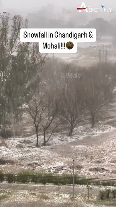 Snowfall in Chandigarh & Mohali !!! | AeronFly | Make Your Safar Suhana
