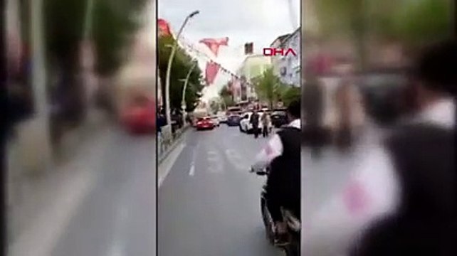 Motosikletli maganda havaya ateş edip o anları sosyal medyada paylaştı