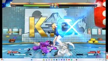 스트리트파이터 5 한주리 vs 콜린(붕대 대결)