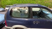 Vandalismo a Palermo, distrutti i finestrini delle vetture parcheggiate