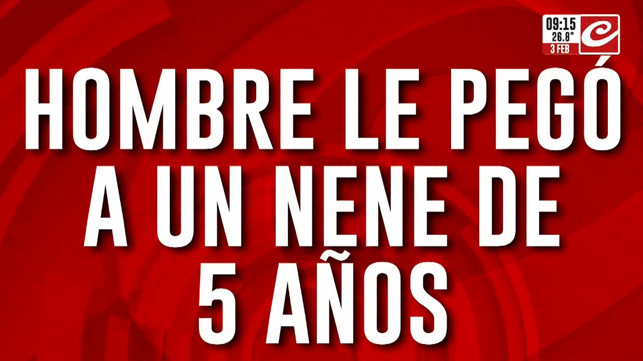 Tremendo video muestra cómo un adulto noquea a un nene de cinco años