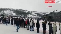 Samsun'da Akdağ Kayak Merkezi Sömestir Tatilinde Ziyaretçi Akınına Uğradı