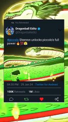 Shenron unlocks piccolo's full strength