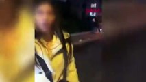 Taksi ücretini ödemeyen kadın o anları görüntüleyen şoföre saldırdı