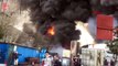 Kocaeli'de bir fabrikada çıkan yangına müdahale ediliyor