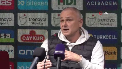 Ömerovic: Oyuncuların ödülünün 3 puan olması gerekirdi