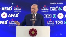 Cumhurbaşkanı Erdoğan Hatay'da: Deprem bölgesinde iki ay içinde 75 bin konutun teslimini bitireceğiz