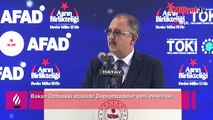 Bakan Özhaseki açıkladı! Depremzedeler yeni evlerinde