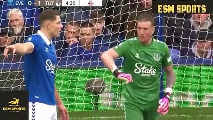 Everton vs Tottenham 2-2 Highlights & All Goals 2024