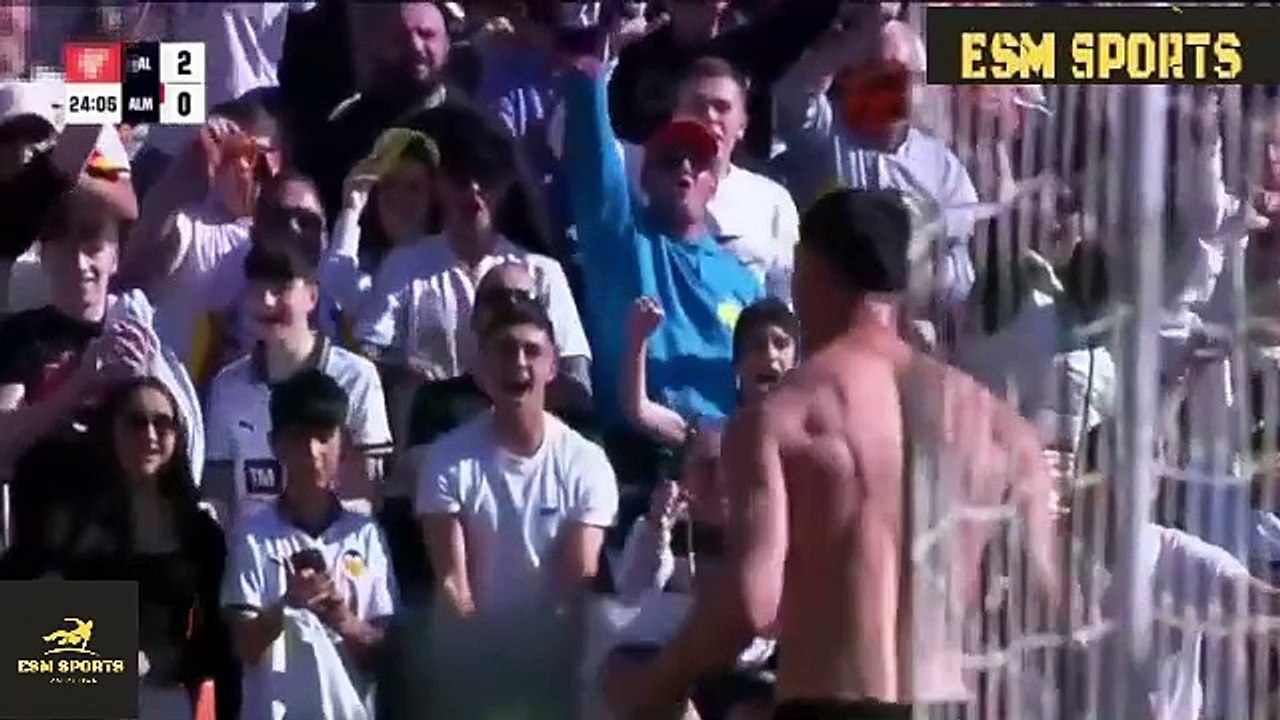 Valencia vs Almeria 2-1 Highlights & Goals Liga Spain 2024