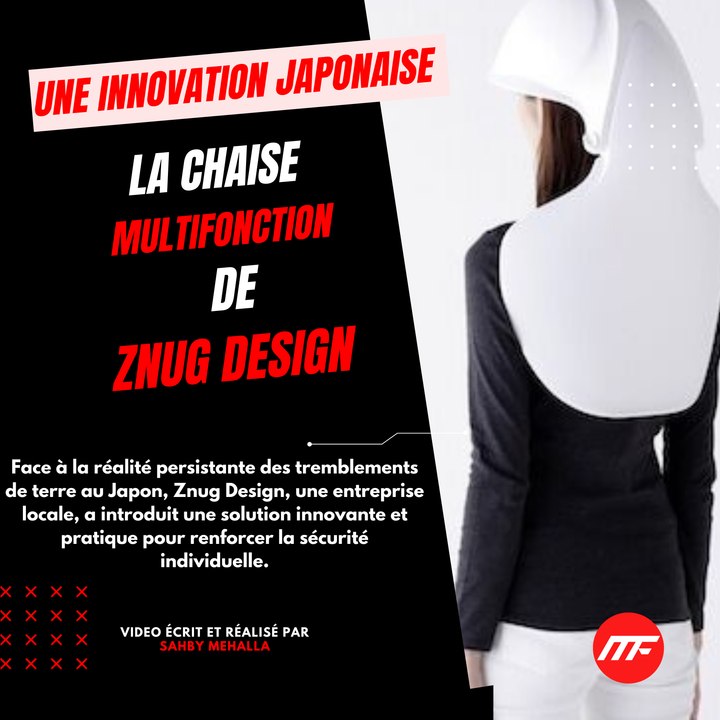 Une Innovation Japonaise: La Chaise Multifonction de Znug Design