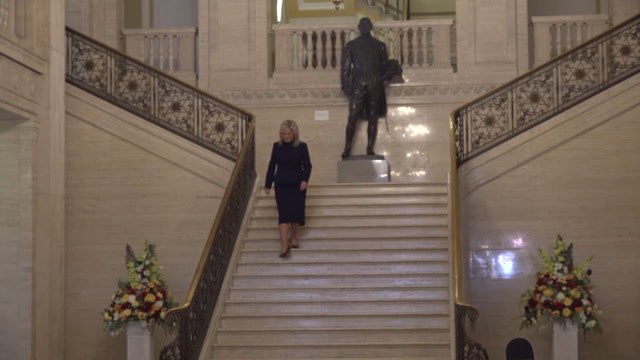 Michelle O'Neill becomes Northern Irish first minister as power sharing resumes in Stormont