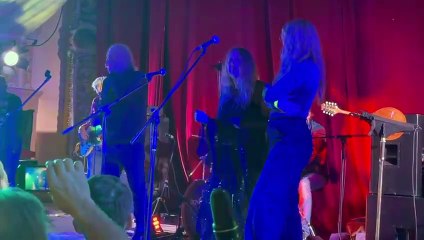 Robert Plant jams with sister of John Bonham at Blackpool Festival