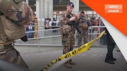 Tiga cedera dalam serangan pisau di Paris