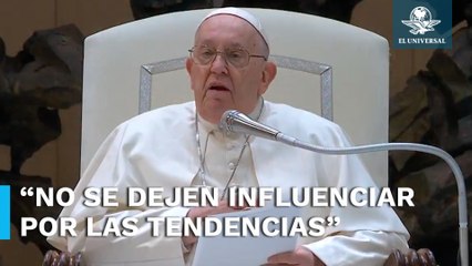 Papa Francisco pide a los jóvenes que los 'likes' y 'followers' no les condicionen