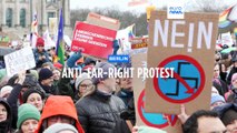 At least 150,000 gather in Berlin against the far-right